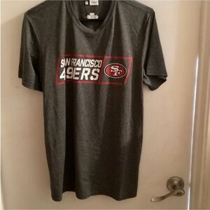 NFL San Francisco 49ers Gray Short Sleeve Tee Size Medium